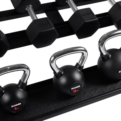 Stojak na hantle i kettlebells HAMMER