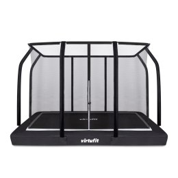 VIRTUFIT TRAMPOLINA OGRODOWA DO WKOPANIA 213 x 305 CM Z SIATKĄ