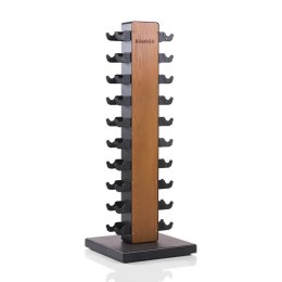 Zestaw hantli drewniano-stalowych 1-10 kg ze stojakiem HAMMER