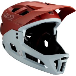 Kask rowerowy LEATT MTB Enduro 2.0 V25 Helmet (czerwono-szary, L/59-63)