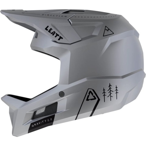 Kask rowerowy (full face) LEATT Helmet MTB Gravity 2.0 V26 (szary,S)