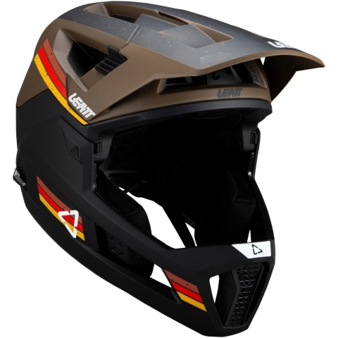 Kask rowerowy (z wypinaną szczęką) LEATT Helmet MTB Enduro 4.0 V24 (czarny, L)