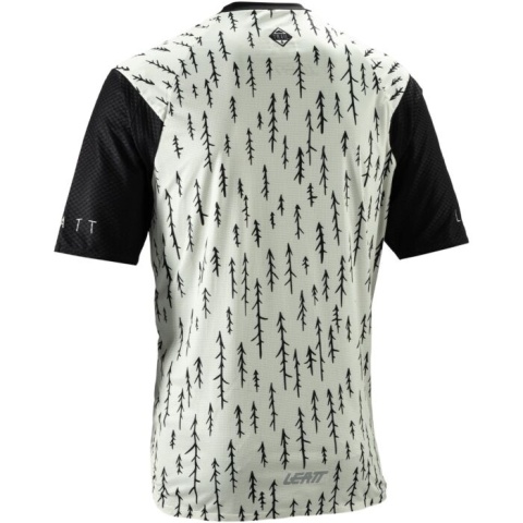 Koszulka rowerowa LEATT Jersey MTB Trail 3.0 (biała, rozmiar M)
