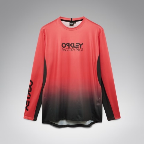 Koszulka rowerowa męska Oakley czerwona | rozmiar M