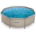 VIRTUFIT OKRĄGŁY BASEN 244 CM Z POMPĄ FILTRUJĄCĄ BEŻOWY