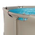 VIRTUFIT OKRĄGŁY BASEN 244 CM Z POMPĄ FILTRUJĄCĄ BEŻOWY