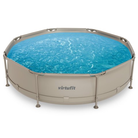VIRTUFIT OKRĄGŁY BASEN 305 CM Z POMPĄ FILTRUJĄCĄ BEŻOWY