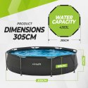 VIRTUFIT OKRĄGŁY BASEN 305 CM Z POMPĄ FILTRUJĄCĄ