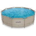 VIRTUFIT OKRĄGŁY BASEN 366 CM Z POMPĄ FILTRUJĄCĄ BEŻOWY