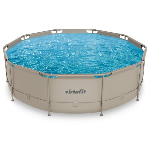 VIRTUFIT OKRĄGŁY BASEN 366 CM Z POMPĄ FILTRUJĄCĄ BEŻOWY
