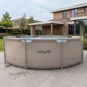 VIRTUFIT OKRĄGŁY BASEN 366 CM Z POMPĄ FILTRUJĄCĄ BEŻOWY