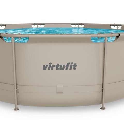VIRTUFIT OKRĄGŁY BASEN 366 CM Z POMPĄ FILTRUJĄCĄ BEŻOWY