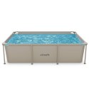 VIRTUFIT PROSTOKĄTNY BASEN 260 x 180 CM Z POMPĄ FILTRUJĄCĄ BEŻOWY