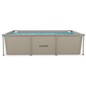 VIRTUFIT PROSTOKĄTNY BASEN 260 x 180 CM Z POMPĄ FILTRUJĄCĄ BEŻOWY