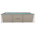 VIRTUFIT PROSTOKĄTNY BASEN 260 x 180 CM Z POMPĄ FILTRUJĄCĄ BEŻOWY