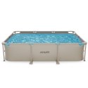 VIRTUFIT PROSTOKĄTNY BASEN 300 x 210 CM Z POMPĄ FILTRUJĄCĄ BEŻOWY