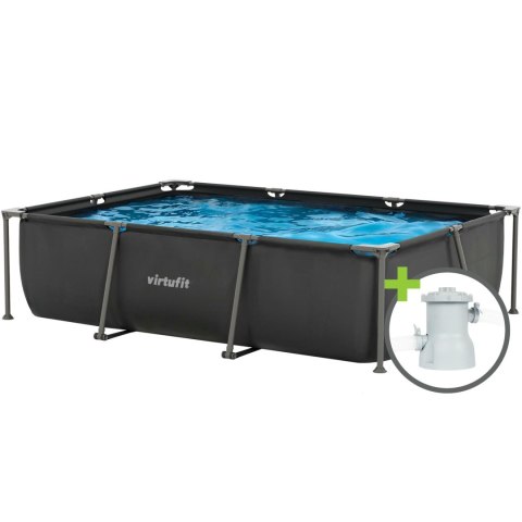 VIRTUFIT PROSTOKĄTNY BASEN - 300 X 210 CM - Z POMPĄ FILTRUJĄCĄ