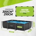 VIRTUFIT PROSTOKĄTNY BASEN - 300 X 210 CM - Z POMPĄ FILTRUJĄCĄ