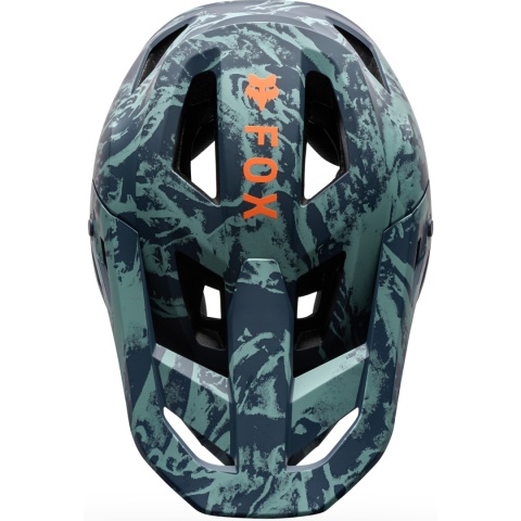 KASK ROWEROWY FOX RAMPAGE IMAGE PRINT ARCTIK BLUE L