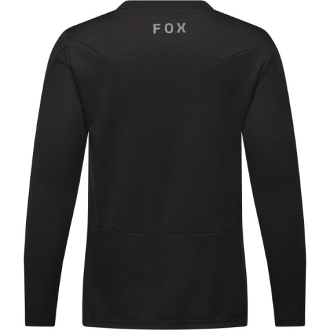 KOSZULKA ROWEROWA Z DŁUGIM RĘKAWEM FOX JUNIOR RANGER RACE BLACK