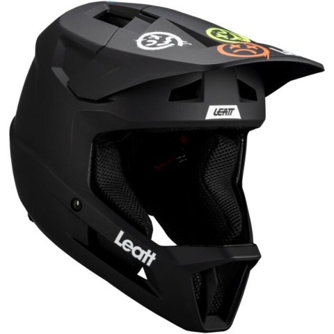Kask rowerowy LEATT MTB Gravity 1.0 Helmet Junior (czarny, XS/53-54)