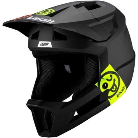 Kask rowerowy LEATT MTB Gravity 1.0 Helmet Junior (czarny, XS/53-54)