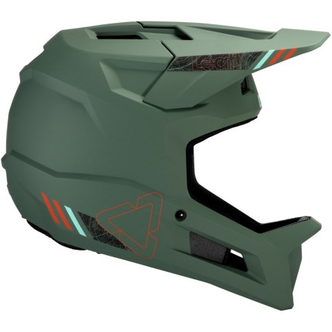 Kask rowerowy LEATT MTB Gravity 1.0 V25 Helmet (turkusowy, L)
