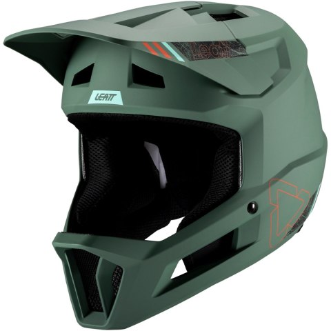 Kask rowerowy LEATT MTB Gravity 1.0 V25 Helmet (turkusowy, L)