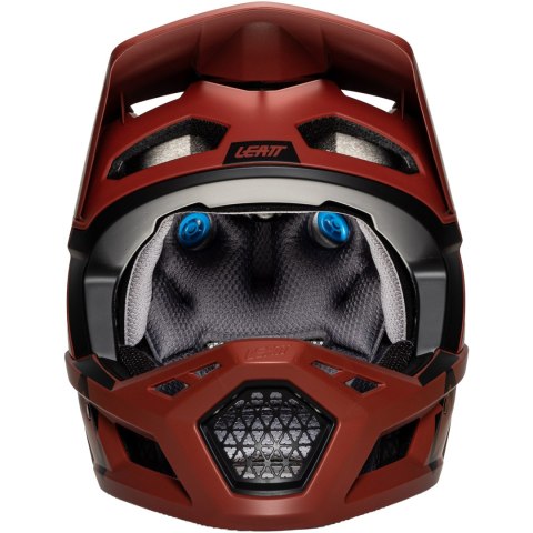 Kask rowerowy LEATT MTB Gravity 4.0 V25 Helmet (czerwony, M/55-59)