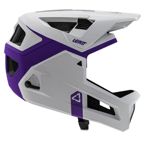 Kask rowerowy (z wypinaną szczęką) LEATT Helmet MTB Enduro 4.0 (szary, M/55-59)