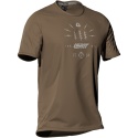 Koszulka rowerowa LEATT Jersey MTB Gravity 3.0 Junior (LoamBrown, rozmiar YL)