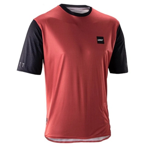 Koszulka rowerowa LEATT Jersey MTB Trail 3.0 (czerwony, rozmiar XXL)