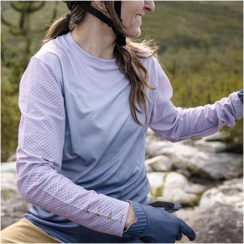 Koszulka rowerowa damska LEATT Jersey MTB Trail 3.0 Long Sleeve Women (niebieska, S)