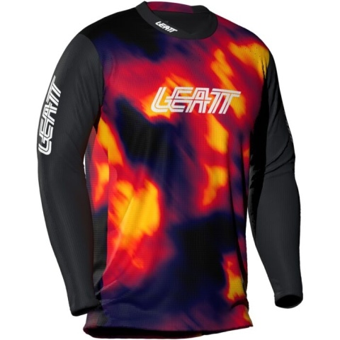 Koszulka rowerowa dziecięca LEATT Jersey MTB Gravity 4.0 Long Sleeve Junior (czerwony, M)
