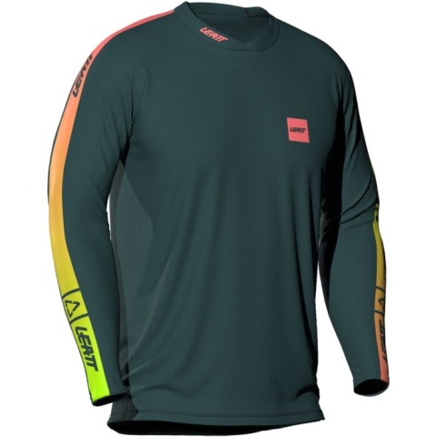 Koszulka rowerowa dziecięca LEATT Jersey MTB Gravity 4.0 Long Sleeve Junior (SpruceGreen, YXL)