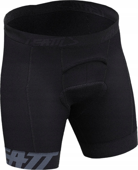 Spodenki rowerowe wewnętrzne z pampersem LEATT Short Liner MTB 2.0 Black (czarne, rozmiar XXL)