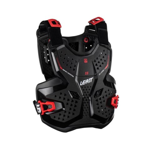 Buzer LEATT Chest protector 3.5 Junior Black-Red (czarny, rozmiar YL/XL)