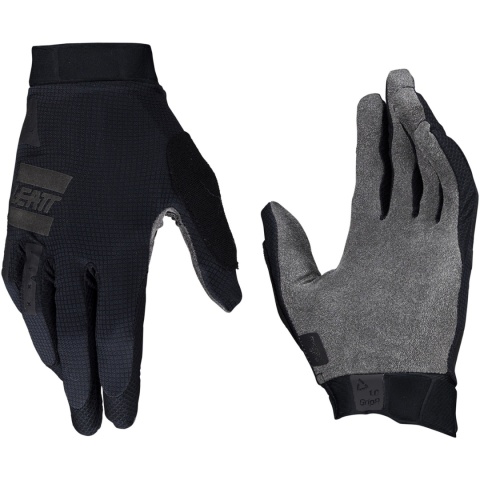 Rękawice rowerowe damskie LEATT Glove MTB 1.0 GripR (Stealth, L)