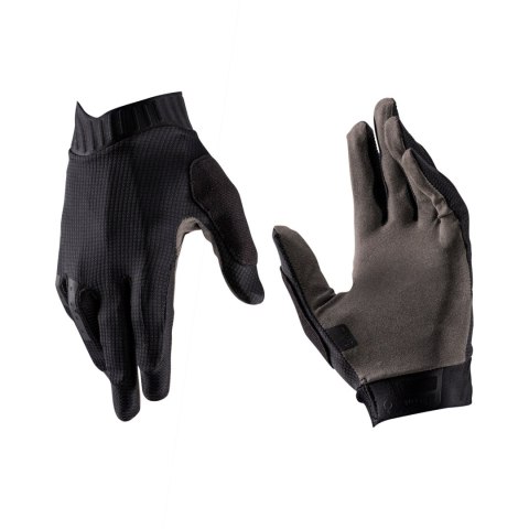 Rękawice rowerowe damskie LEATT Glove MTB 1.0 GripR Women (StealthBlkGrey, M)