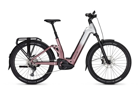 Rower elektryczny FOCUS Aventura² FS 6.8, 800WH, silver, rozmiar M