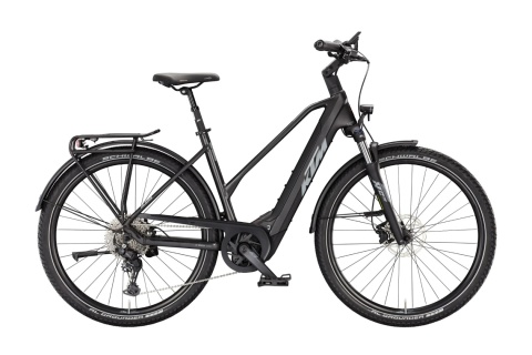 Rower elektryczny KTM Macina Gran 820 800Wh diamond black mat, rozmiar D/46