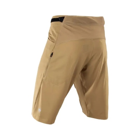 Spodenki rowerowe (+spodenki kolarskie z pampersem w zestawie) LEATT Shorts MTB Trail 3.0 Liner BrassBrw (brązowy, rozmiar L)