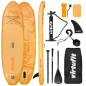 VIRTUFIT DESKA SUP CRUISER 305 Z SIEDZISKIEM I AKCESORIAMI POMARAŃCZOWY
