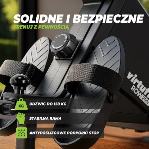 VIRTUFIT WIOŚLARZ ROW200i