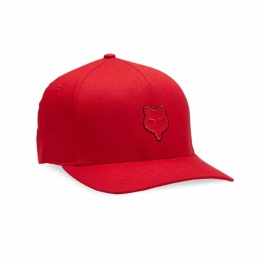 CZAPKA Z DASZKIEM FOX HEAD FLEXFIT FLAME RED S/M