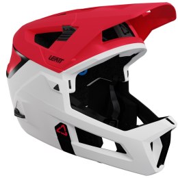 Kask rowerowy (z wypinaną szczęką) LEATT Helmet MTB Enduro 4.0 V26 (redwht, M)