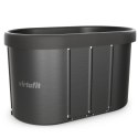 VIRTUFIT WANNA LODOWA OWALNA 500 LITRÓW ANTRACYT Z AKCESORIAMI