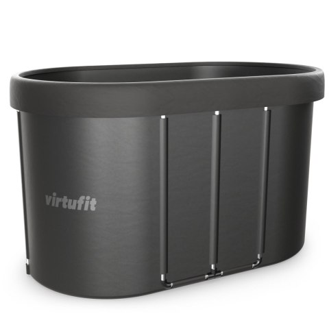 VIRTUFIT WANNA LODOWA OWALNA 500 LITRÓW ANTRACYT Z AKCESORIAMI