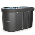 VIRTUFIT WANNA LODOWA OWALNA 500 LITRÓW ANTRACYT Z AKCESORIAMI