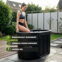 VIRTUFIT WANNA LODOWA OWALNA 500 LITRÓW ANTRACYT Z AKCESORIAMI